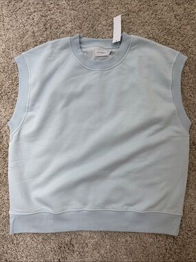 Topman Crewneck Sweatshirt in Pale Blue